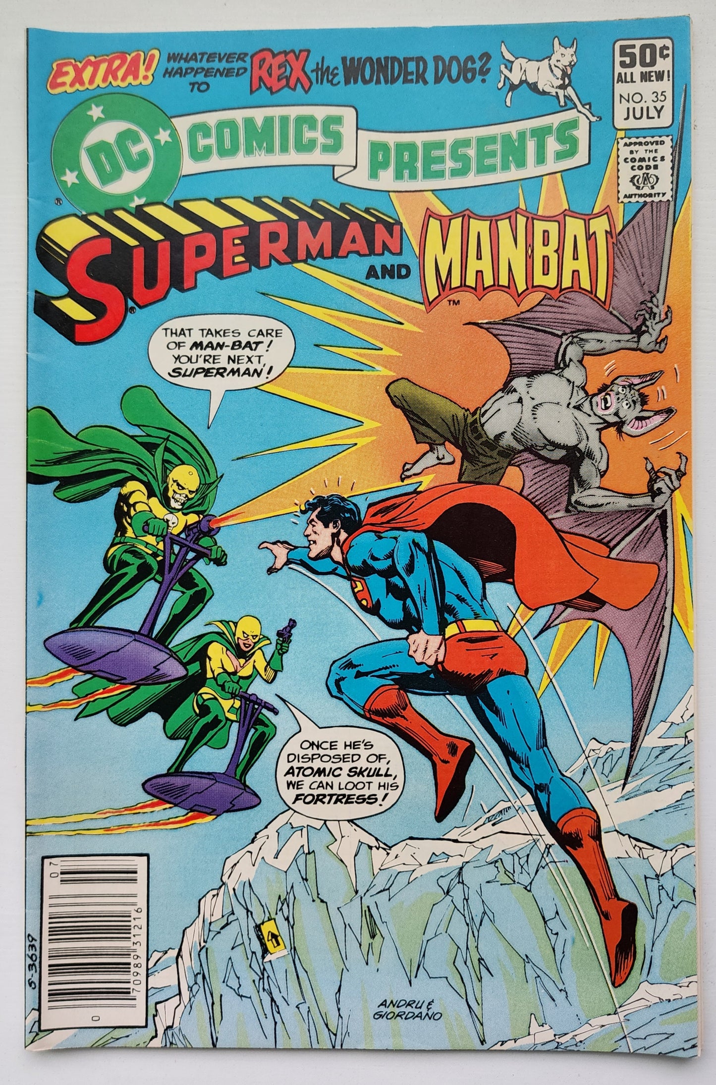 DC COMICS PRESENTS #35 SUPERMAN MAN-BAT 1981 NEWSSTAND DC Comics Presents DC Comics