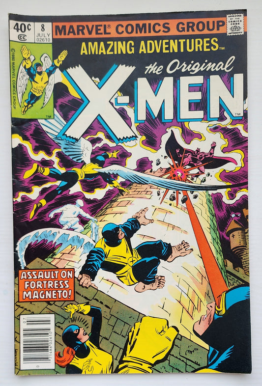 AMAZING ADVENTURES FEATURING X-MEN #8 NEWSSTAND 1980 [I01] Amazing Adventures MARVEL COMICS