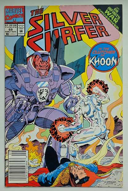 SILVER SURFER #69 1992 NEWSSTAND Silver Surfer MARVEL COMICS