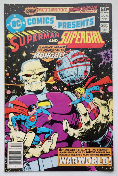 DC COMICS PRESENTS #28 SUPERMAN SUPERGIRL 1980 NEWSSTAND DC Comics Presents DC Comics