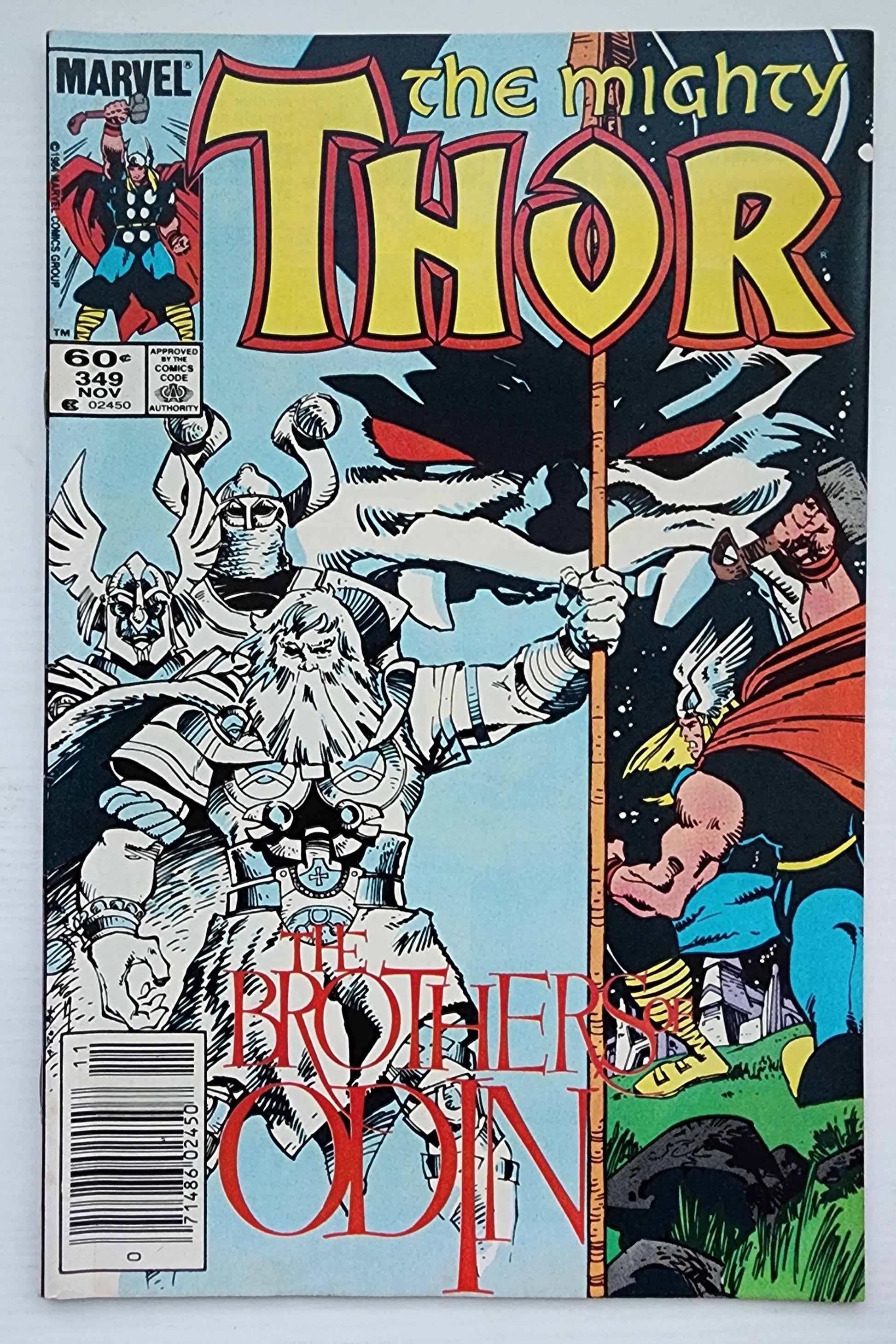 THOR #349 NEWSSTAND 1984 Thor MARVEL COMICS