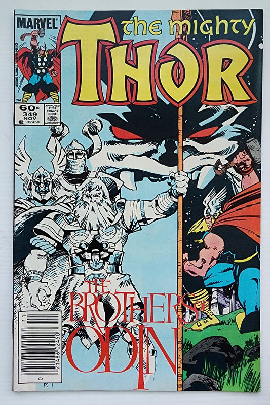 THOR #349 NEWSSTAND 1984 Thor MARVEL COMICS