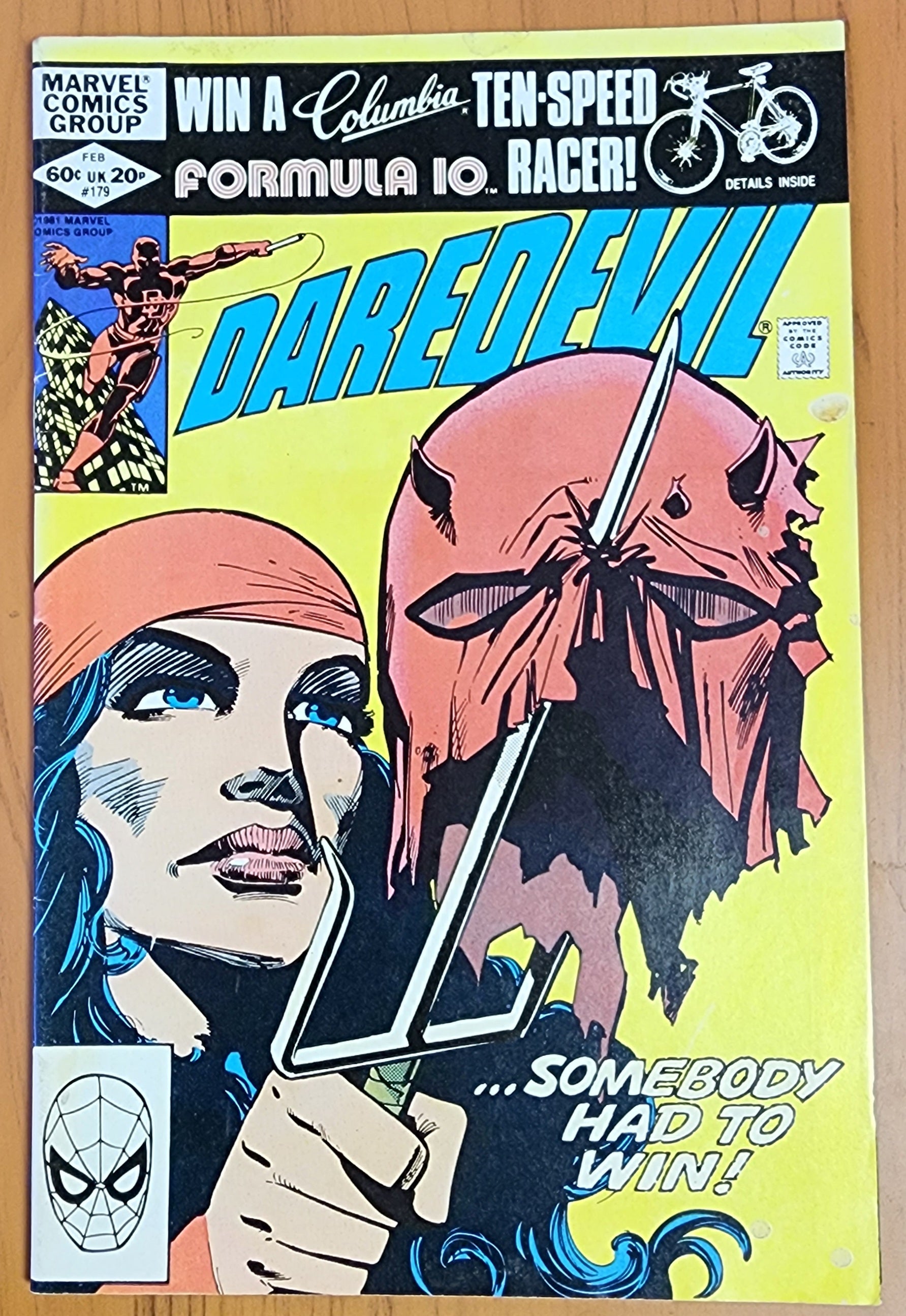 DAREDEVIL #179 1982 [J01] Daredevil MARVEL COMICS