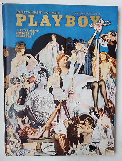 PLAYBOY MAGAZINE JULY 1972 Playboy PLAYBOY