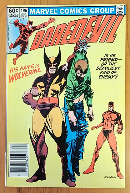 DAREDEVIL #196 1983 NEWSSTAND Daredevil MARVEL COMICS