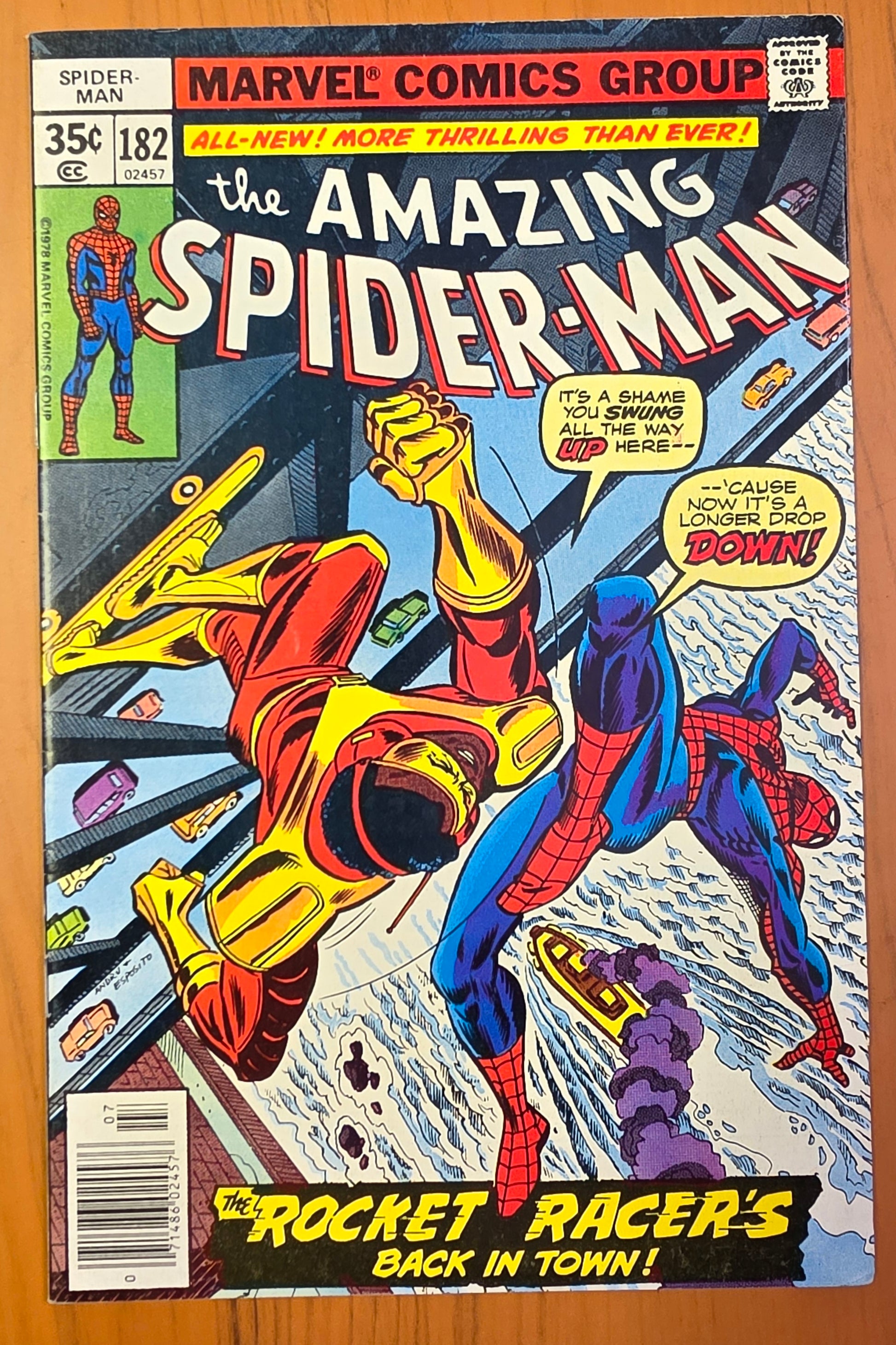 AMAZING SPIDER-MAN #182 1978 Amazing Spider-Man MARVEL COMICS