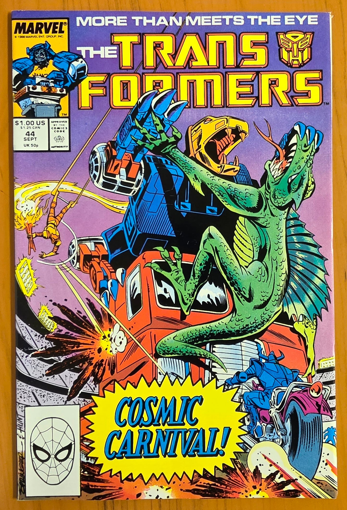 TRANSFORMERS #44 1988 Transformers MARVEL COMICS