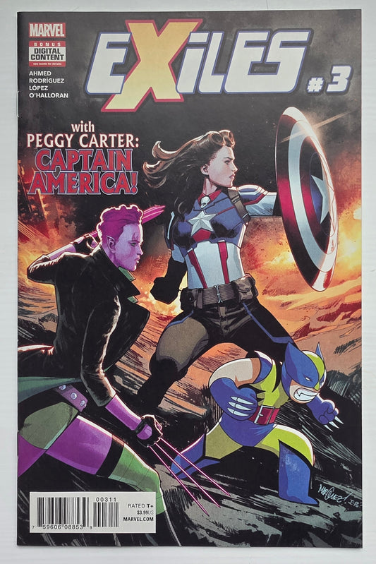 EXILES #3 (1ST APP PEGGY CARTER CAPTAIN AMERICA) [AUCTION] MARVEL COMICS