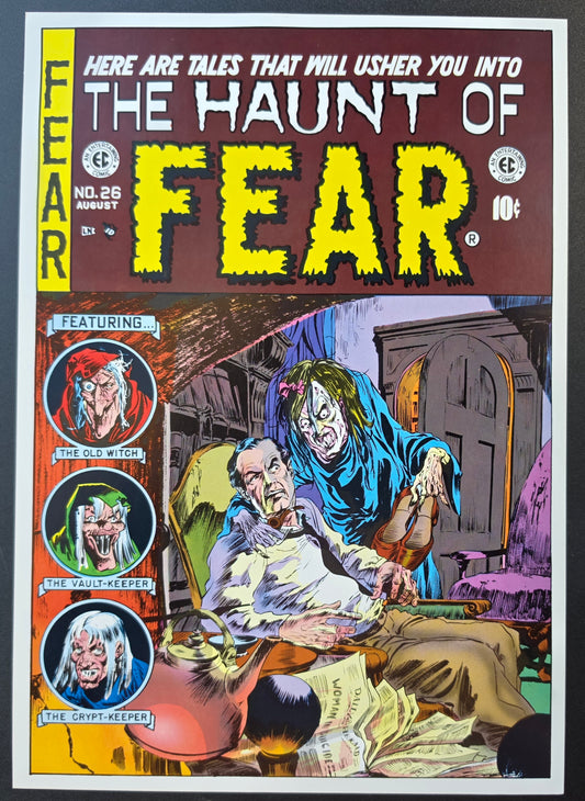EC COMICS HAUNT OF FEAR #26 1982 POSTER PRINT 13"x9" EC Comics EC Comics