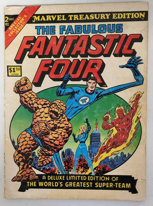 FABULOUS FANTASTIC FOUR #2 TREASURY EDITION 1974 Fantastic Four MARVEL COMICS