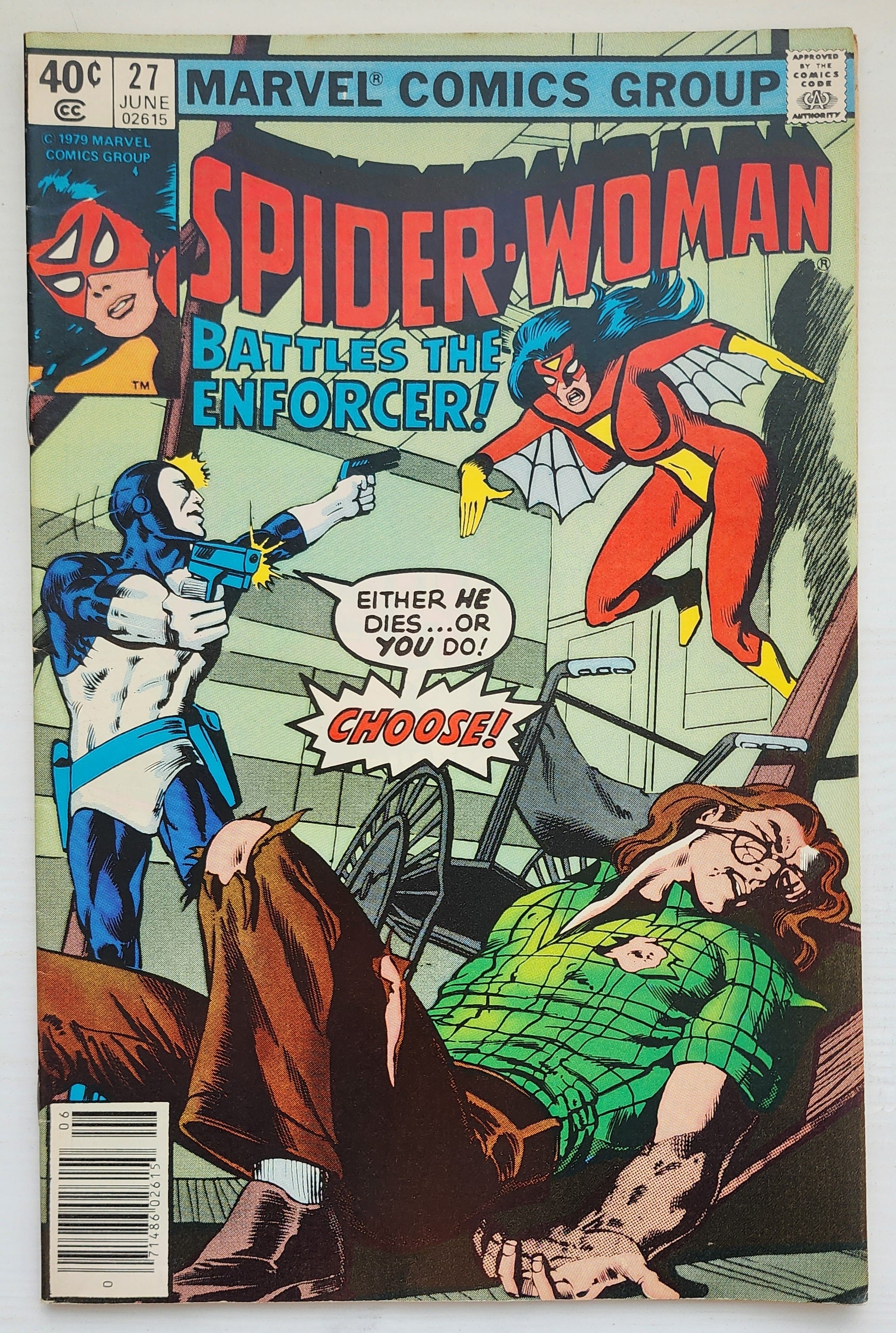 SPIDER-WOMAN #27 NEWSSTAND 1980 Spider-Woman MARVEL COMICS