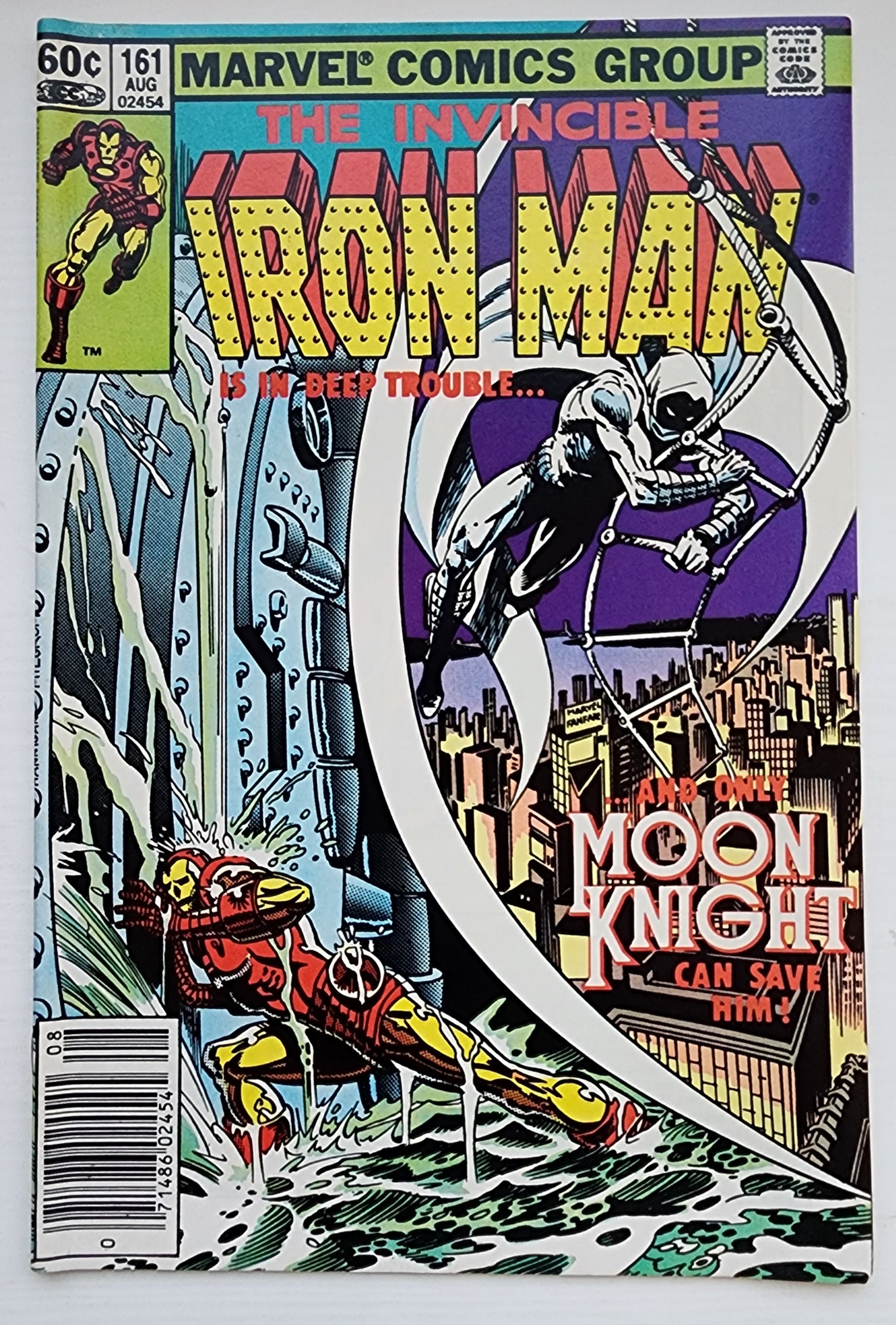 IRON MAN #161 NEWSSTAND 1982 Iron Man MARVEL COMICS