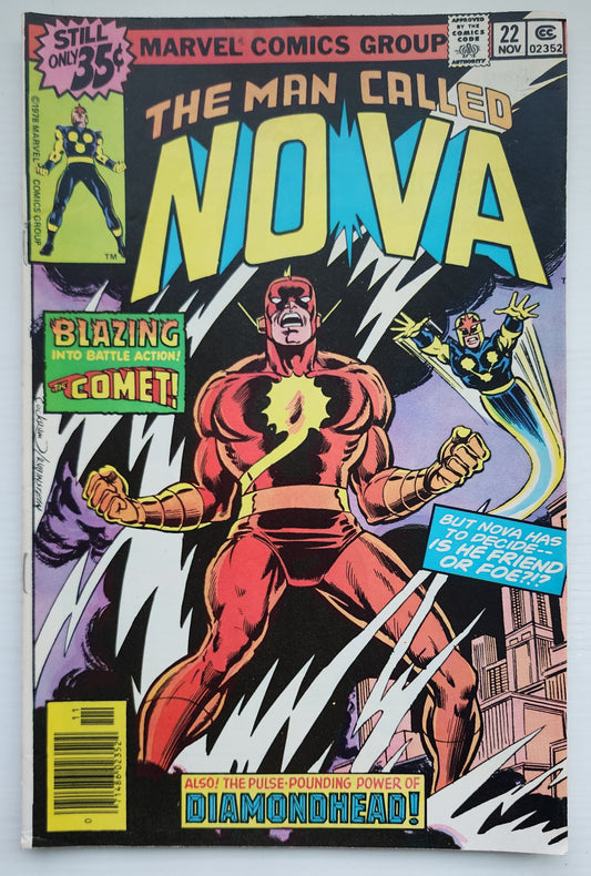 NOVA #22 NEWSSTAND 1978 Nova MARVEL COMICS