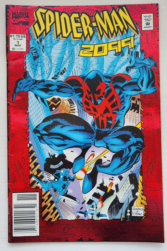 SPIDER-MAN 2099 #1 NEWSSTAND 1992 [I01] Spider-Man 2099 MARVEL COMICS