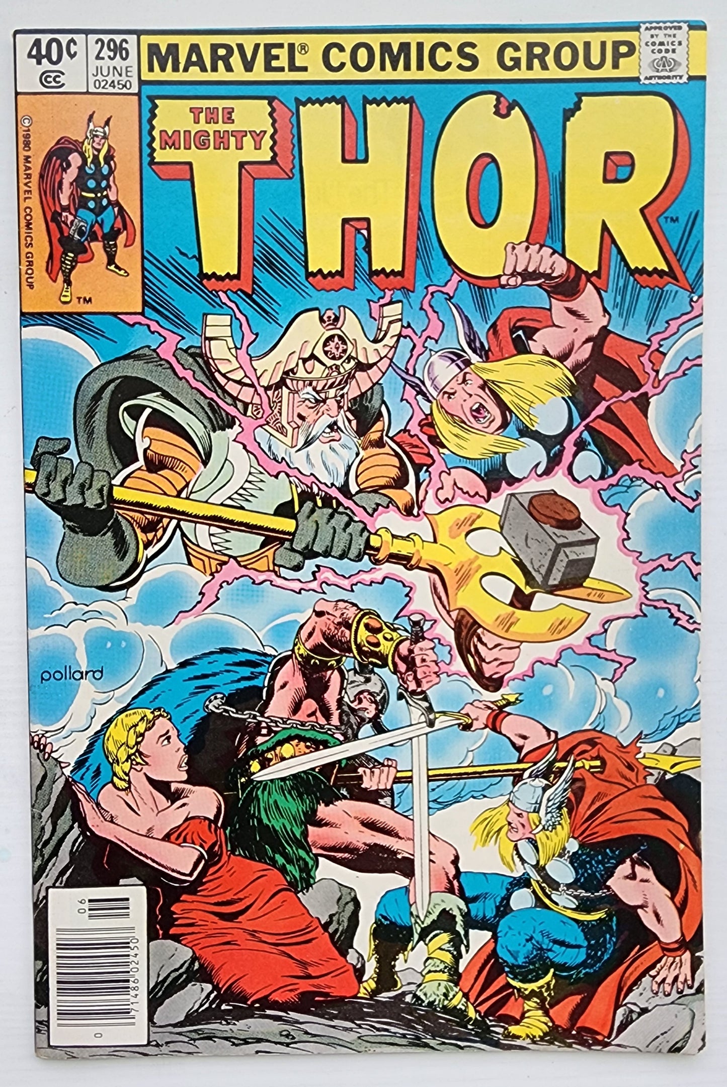THOR #296 NEWSSTAND 1980 Thor MARVEL COMICS