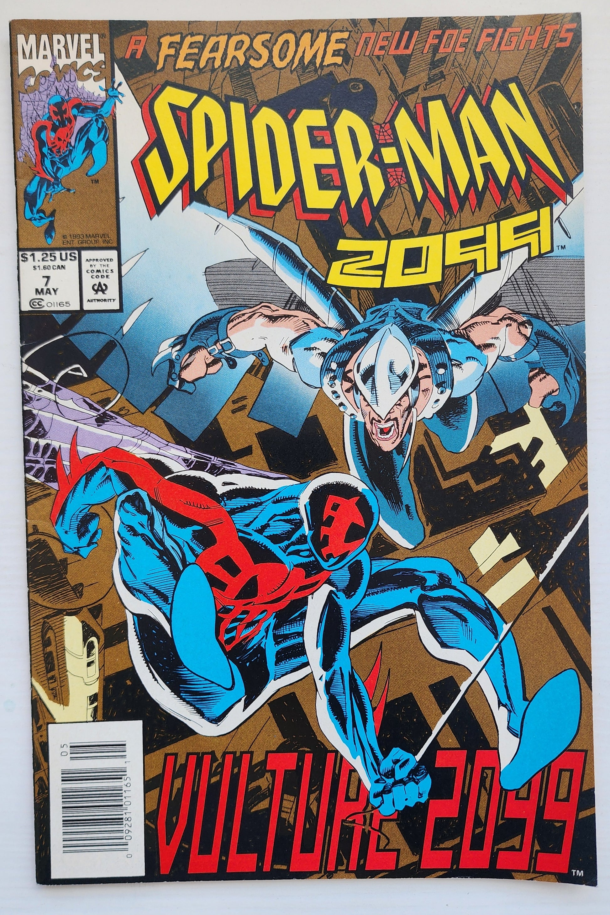 SPIDER-MAN 2099 #7 NEWSSTAND 1993 Spider-Man 2099 MARVEL COMICS