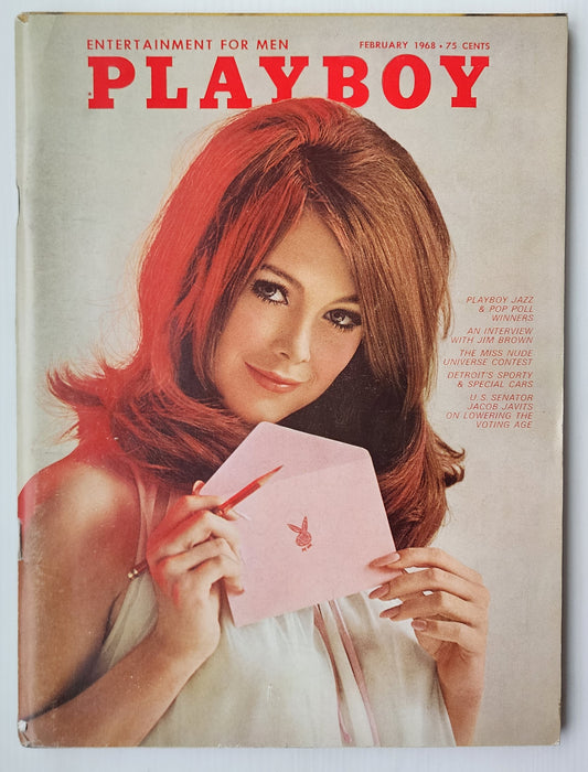 1968 PLAYBOY MAGAZINE FEBRUARY Playboy PLAYBOY