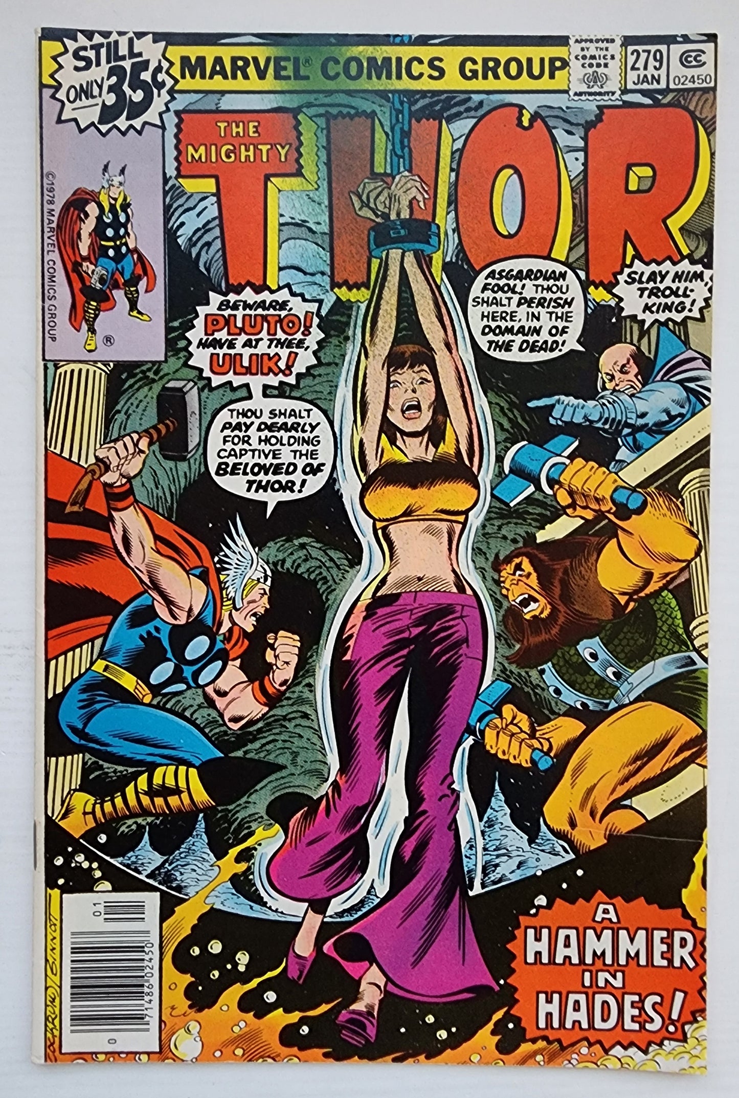 THOR #279 NEWSSTAND 1979 Thor MARVEL COMICS