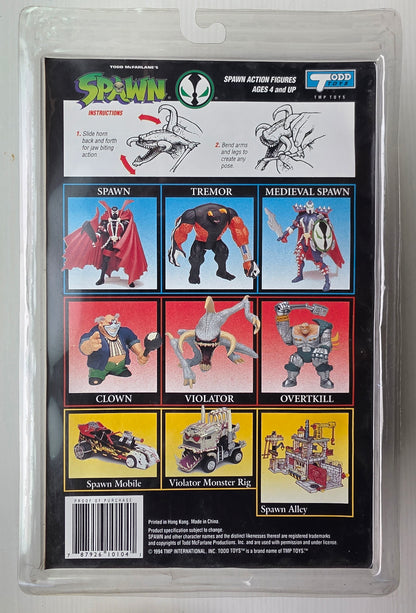 MCFARLANE TOYS SPAWN VIOLATOR WITH COMIC BOOK [J02] Spawn Todd Toys