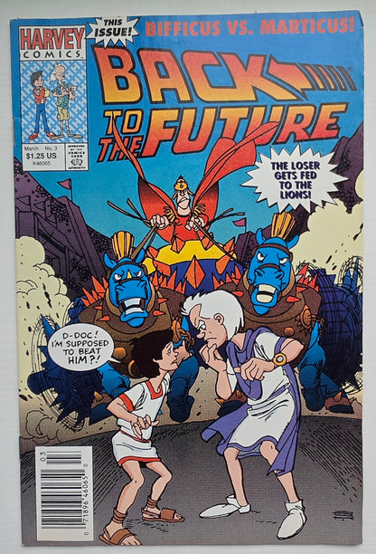 BACK TO THE FUTURE #3 1992 NEWSSTAND Back to the Future HARVEY COMICS