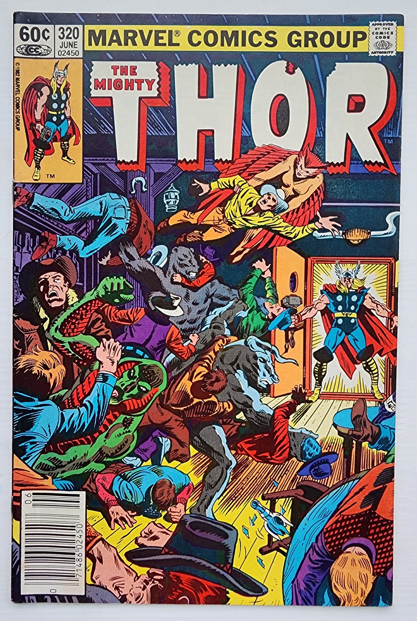 THOR #320 NEWSSTAND 1982 Thor MARVEL COMICS