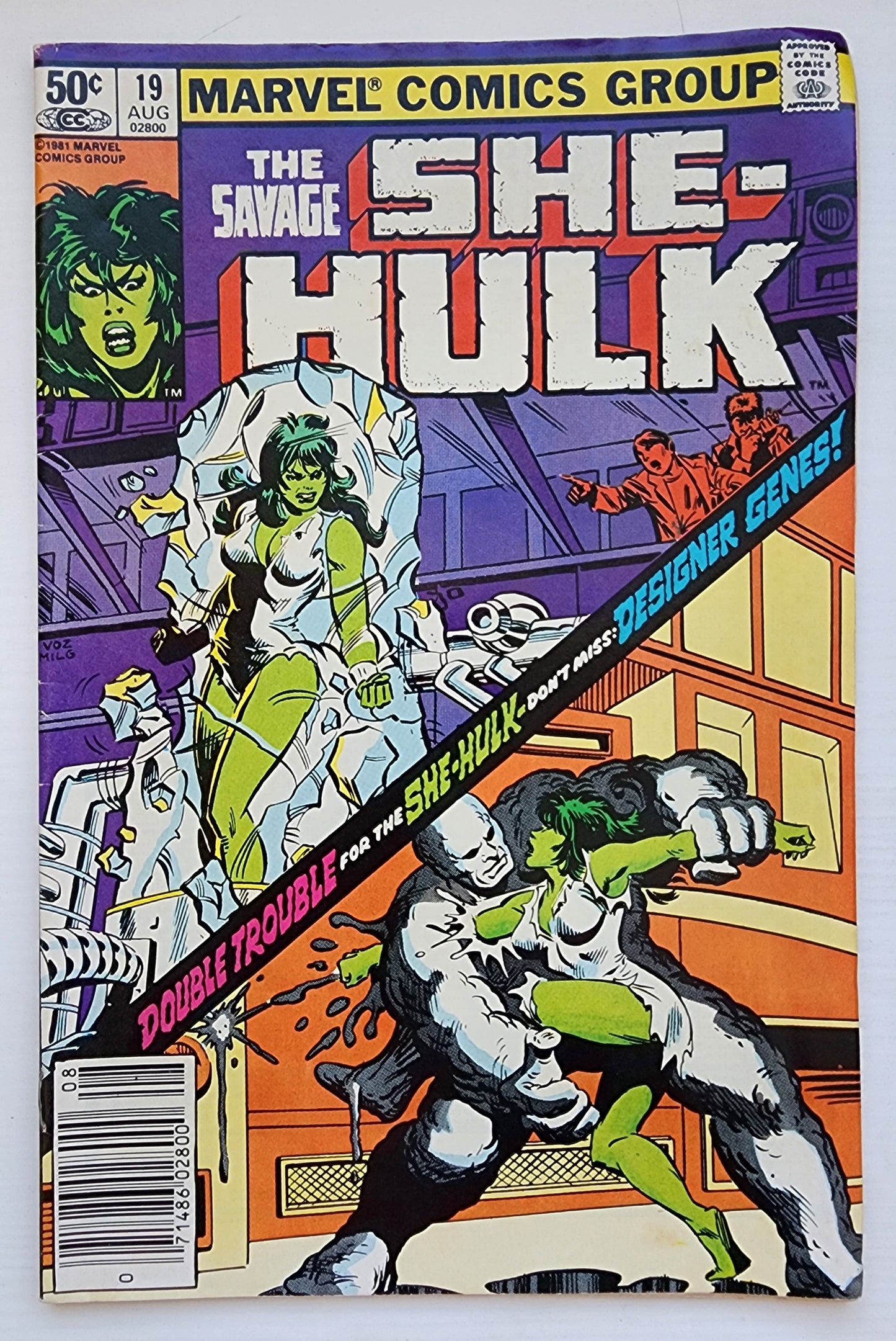 SAVAGE SHE-HULK #19 NEWSSTAND 1981 She-Hulk MARVEL COMICS