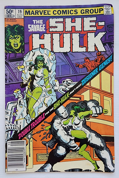 SAVAGE SHE-HULK #19 NEWSSTAND 1981 She-Hulk MARVEL COMICS