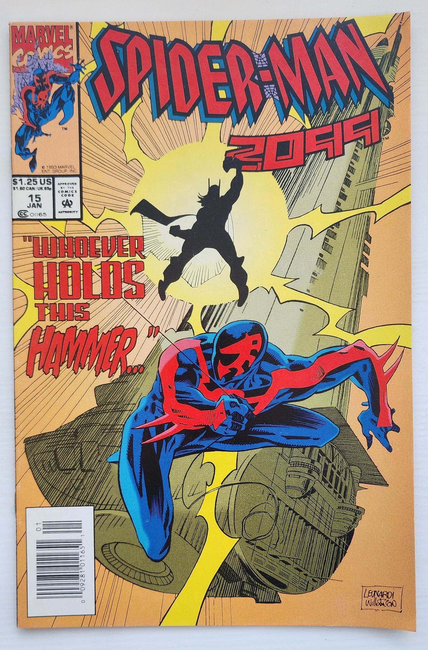SPIDER-MAN 2099 #15 NEWSSTAND 1994 Spider-Man 2099 MARVEL COMICS