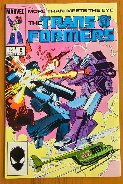 TRANSFORMERS #6 1985 (1ST APP JOSIE BELLER WHO LATER BECOMES CIRCUIT BREAKER) [J01] Transformers MARVEL COMICS