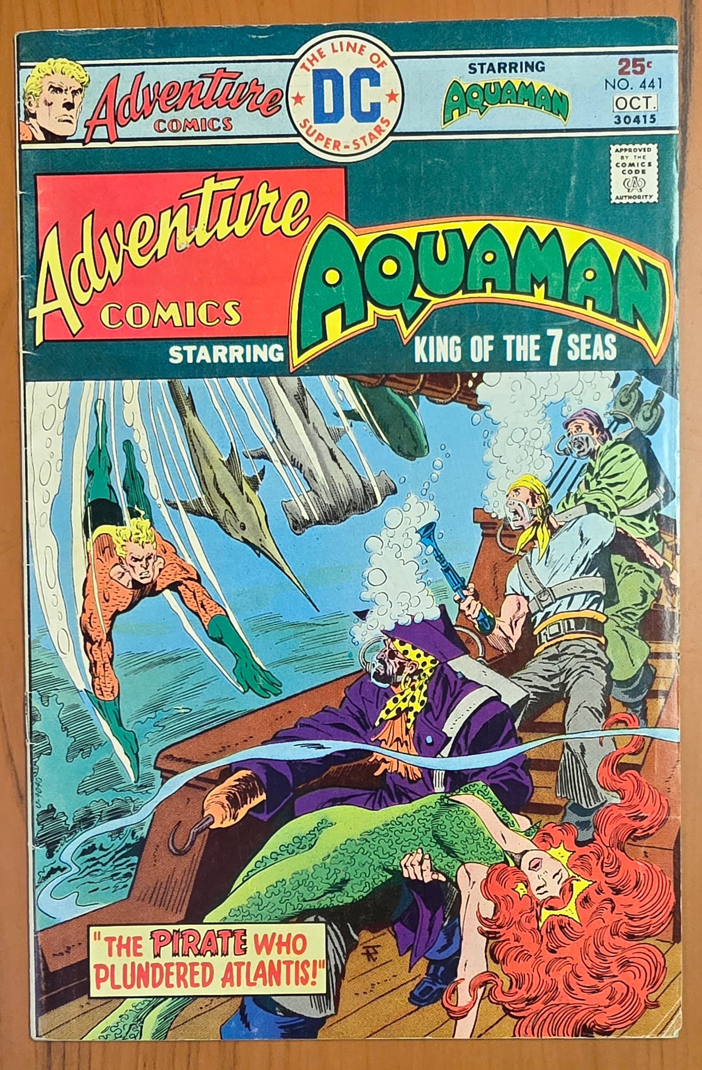 ADVENTURE COMICS #441 AQUAMAN 1975 [J01] Aquaman DC COMICS