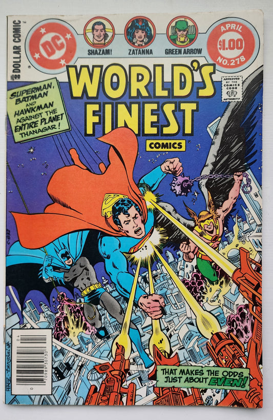 WORLDS FINEST #278 1982 NEWSSTAND Worlds Finest DC Comics
