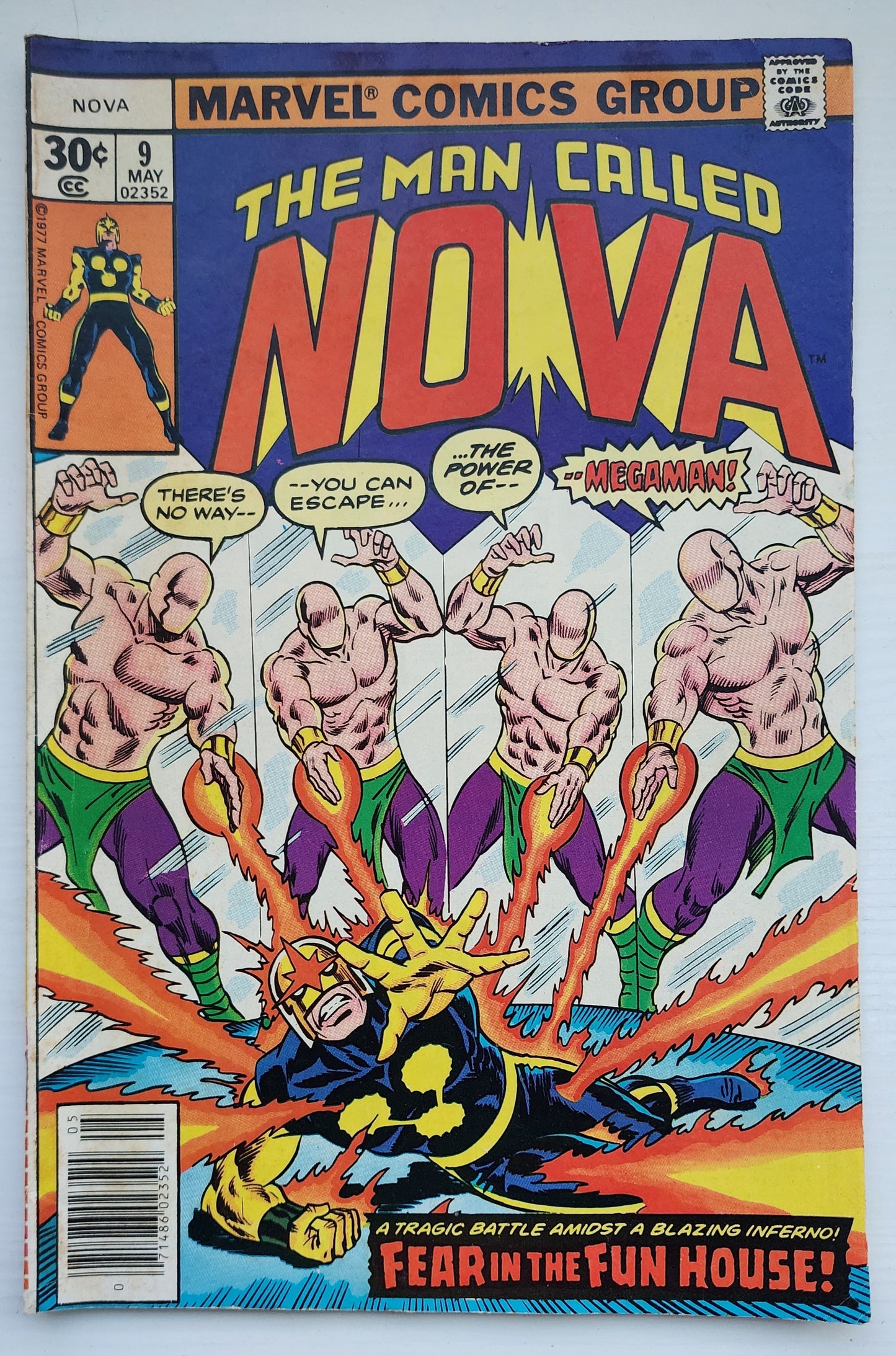 NOVA #9 NEWSSTAND 1977 Nova MARVEL COMICS