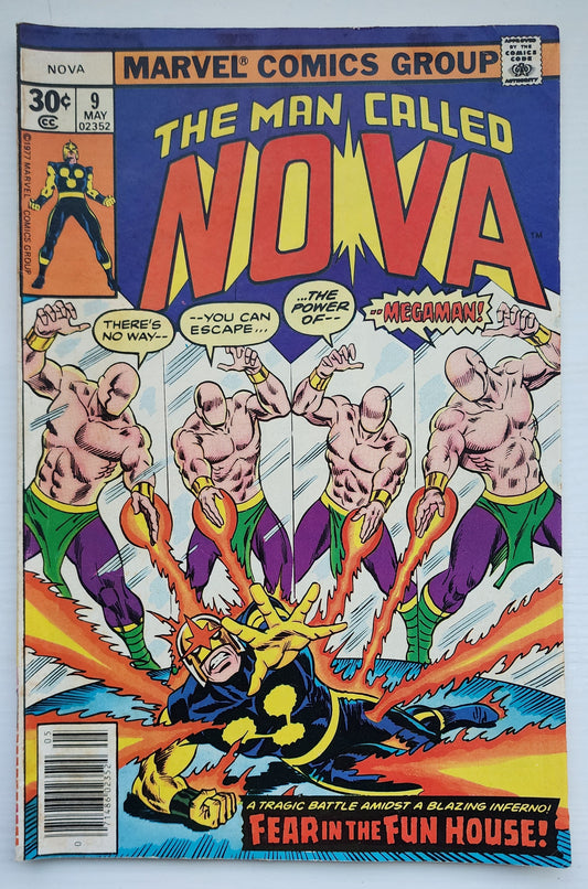 NOVA #9 NEWSSTAND 1977 Nova MARVEL COMICS