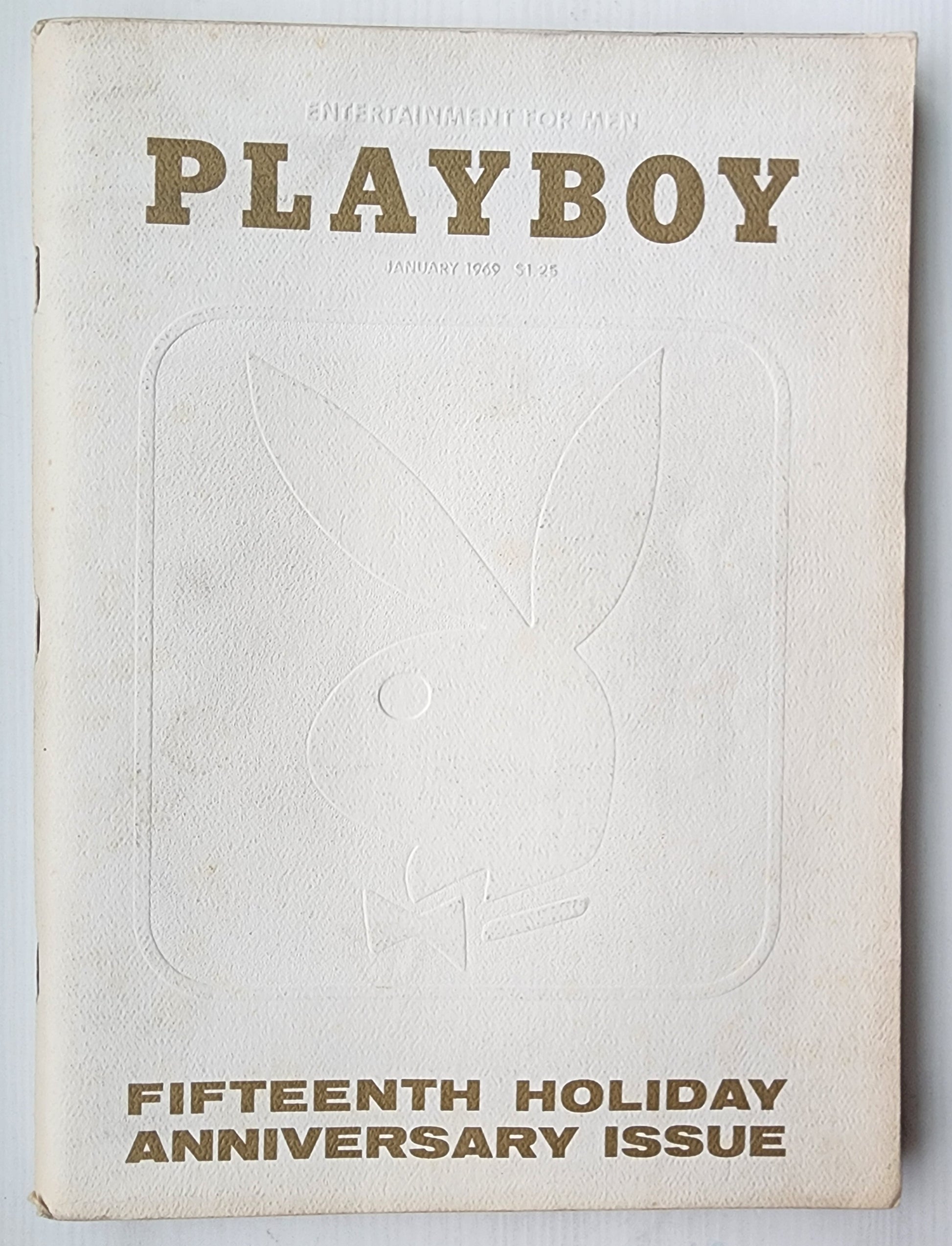 PLAYBOY MAGAZINE FIFTEENTH HOLIDAY ANNIVERSARY ISSUE 1969 Playboy PLAYBOY