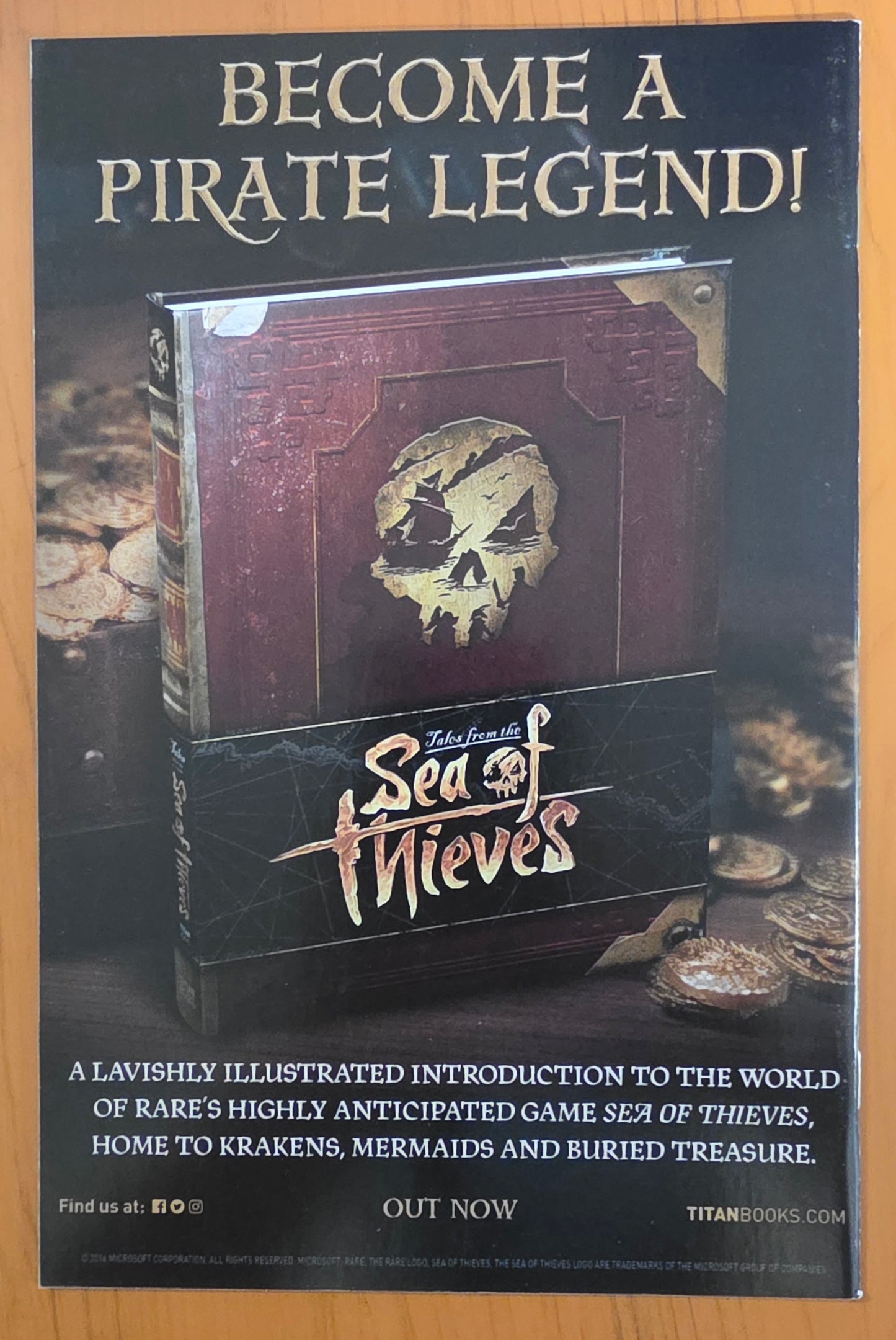 SEA OF THIEVES #1 GAME VARIANT 2018 [J03] TITAN COMICS