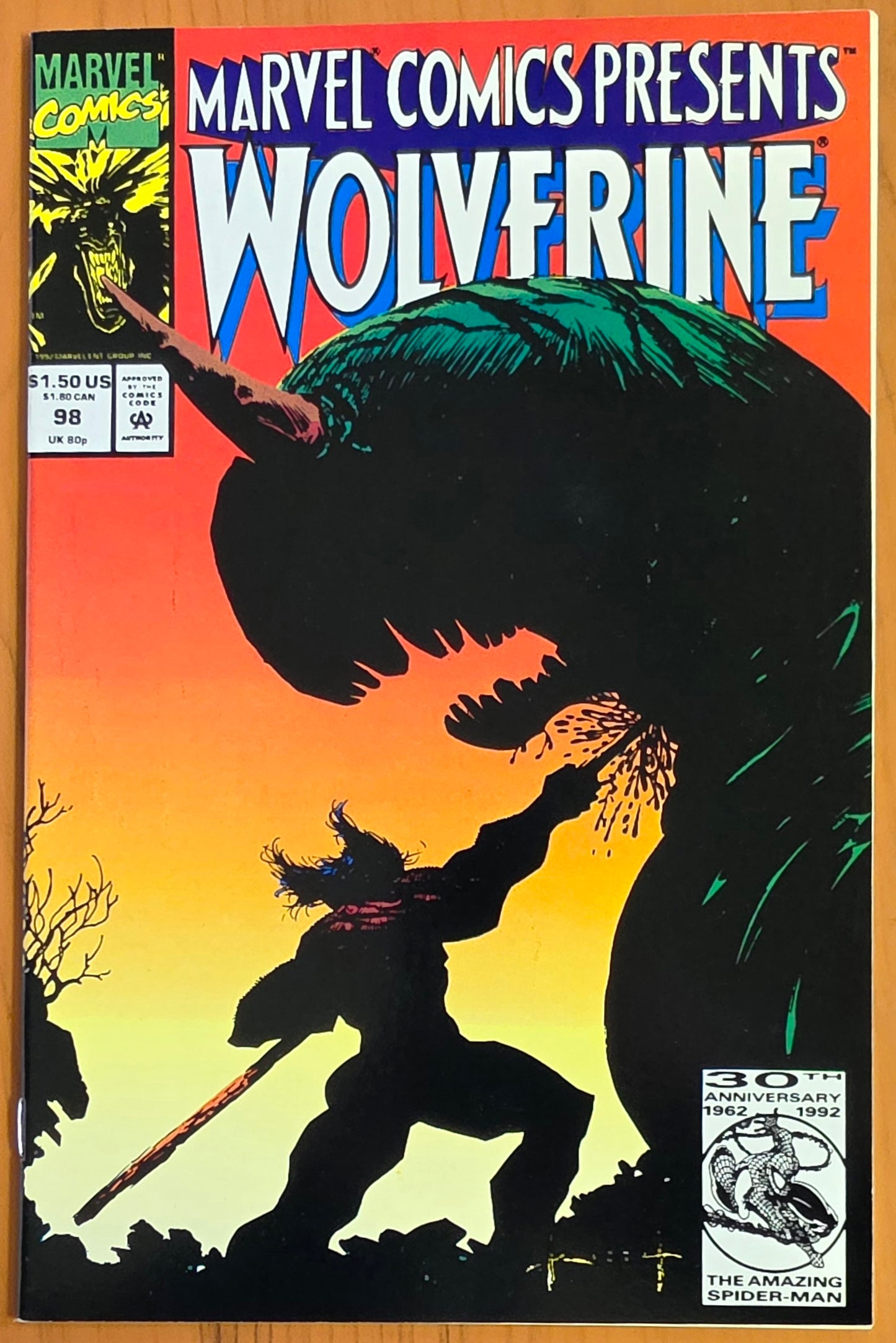 MARVEL COMICS PRESENTS #98 1992 SAM KIETH [J01] Marvel Comics Presents MARVEL COMICS