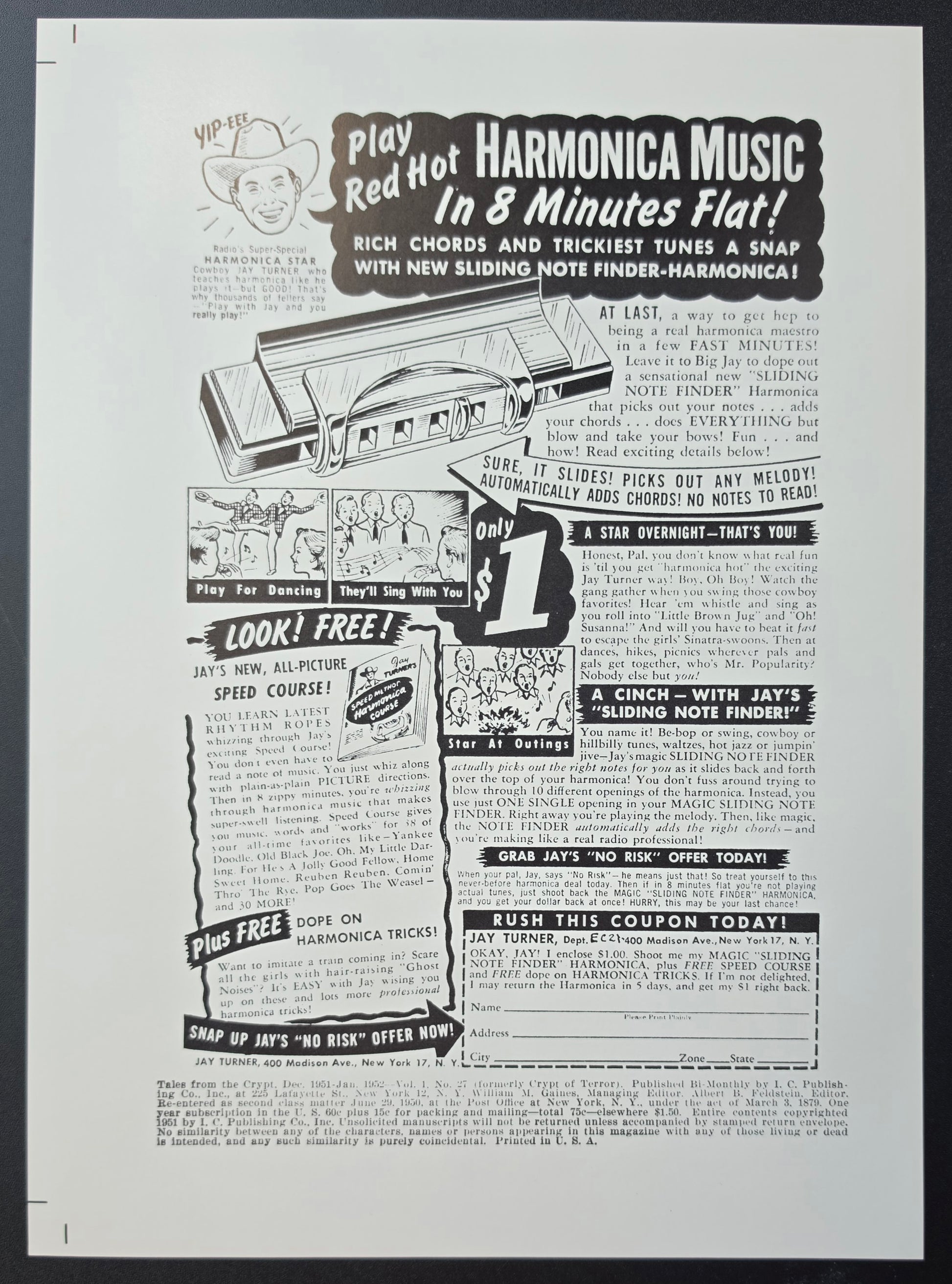 EC COMICSTALES FROM THE CRYPT #27 PRINT EC Comics EC Comics
