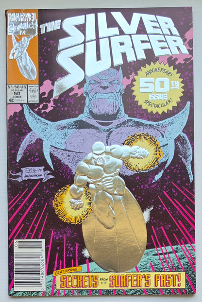 SILVER SURFER #50 1991 NEWSSTAND Silver Surfer MARVEL COMICS
