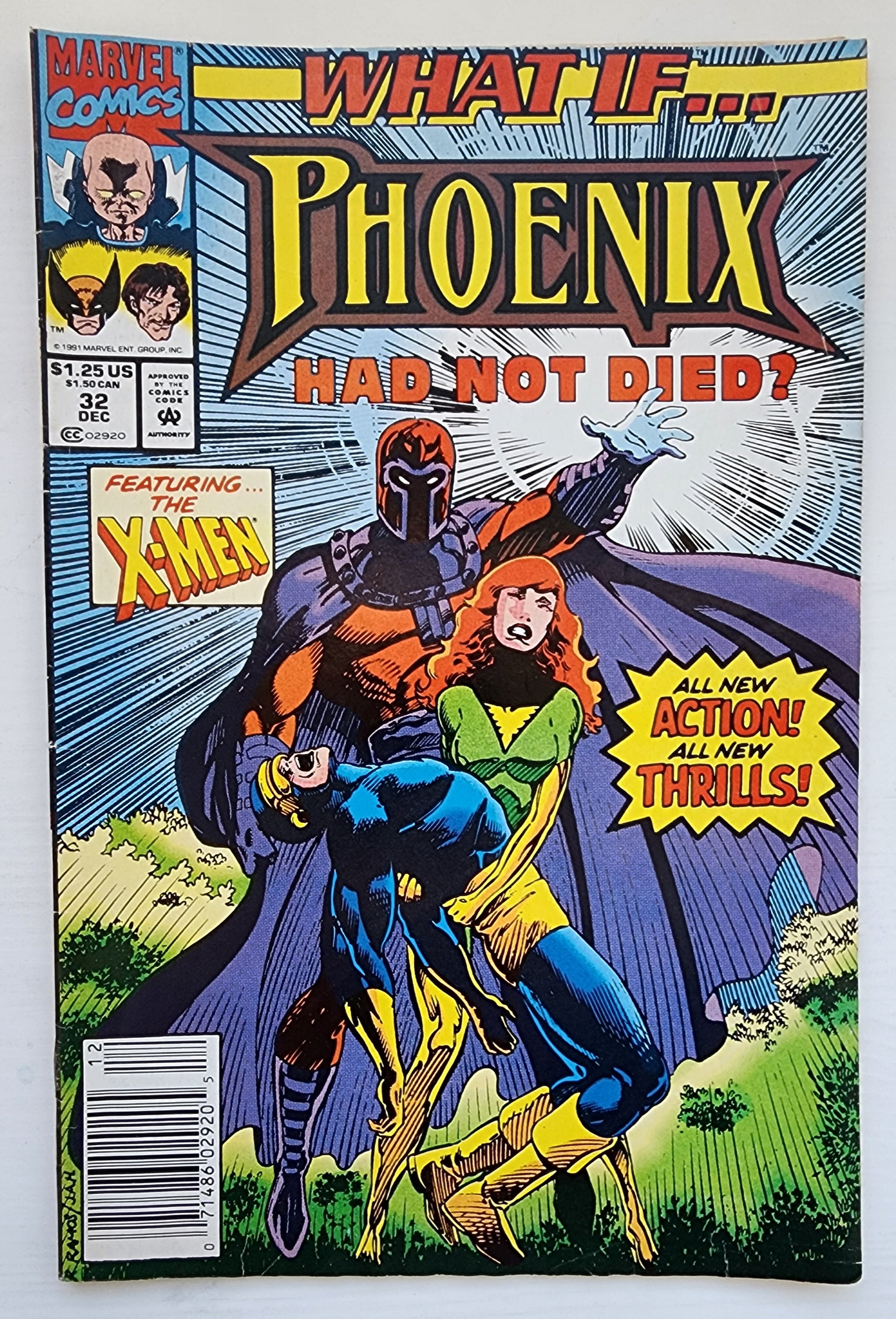 WHAT IF #32 PHOENIX HAD NOT DIED NEWSSTAND 1991 What If MARVEL COMICS