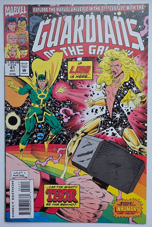 Guardians of the Galaxy #41 1993 [I01] Captain America MARVEL COMICS