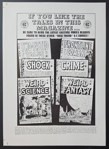 EC COMICS TALES FROM THE CRYPT #31 PRINT EC Comics EC Comics