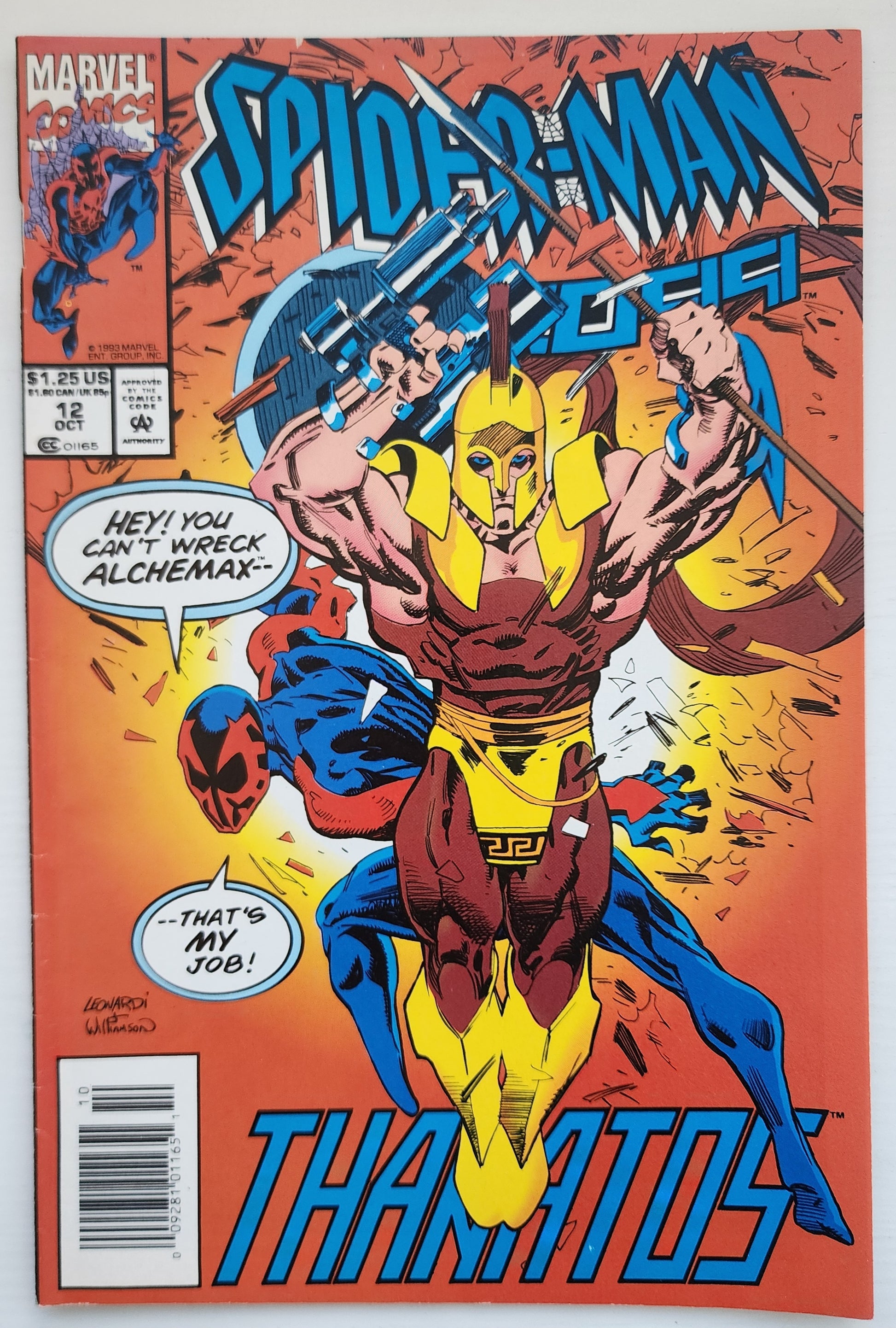 SPIDER-MAN 2099 #12 NEWSSTAND 1993 Spider-Man 2099 MARVEL COMICS