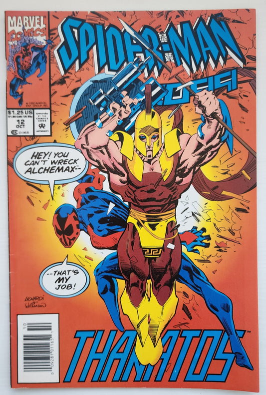 SPIDER-MAN 2099 #12 NEWSSTAND 1993 Spider-Man 2099 MARVEL COMICS