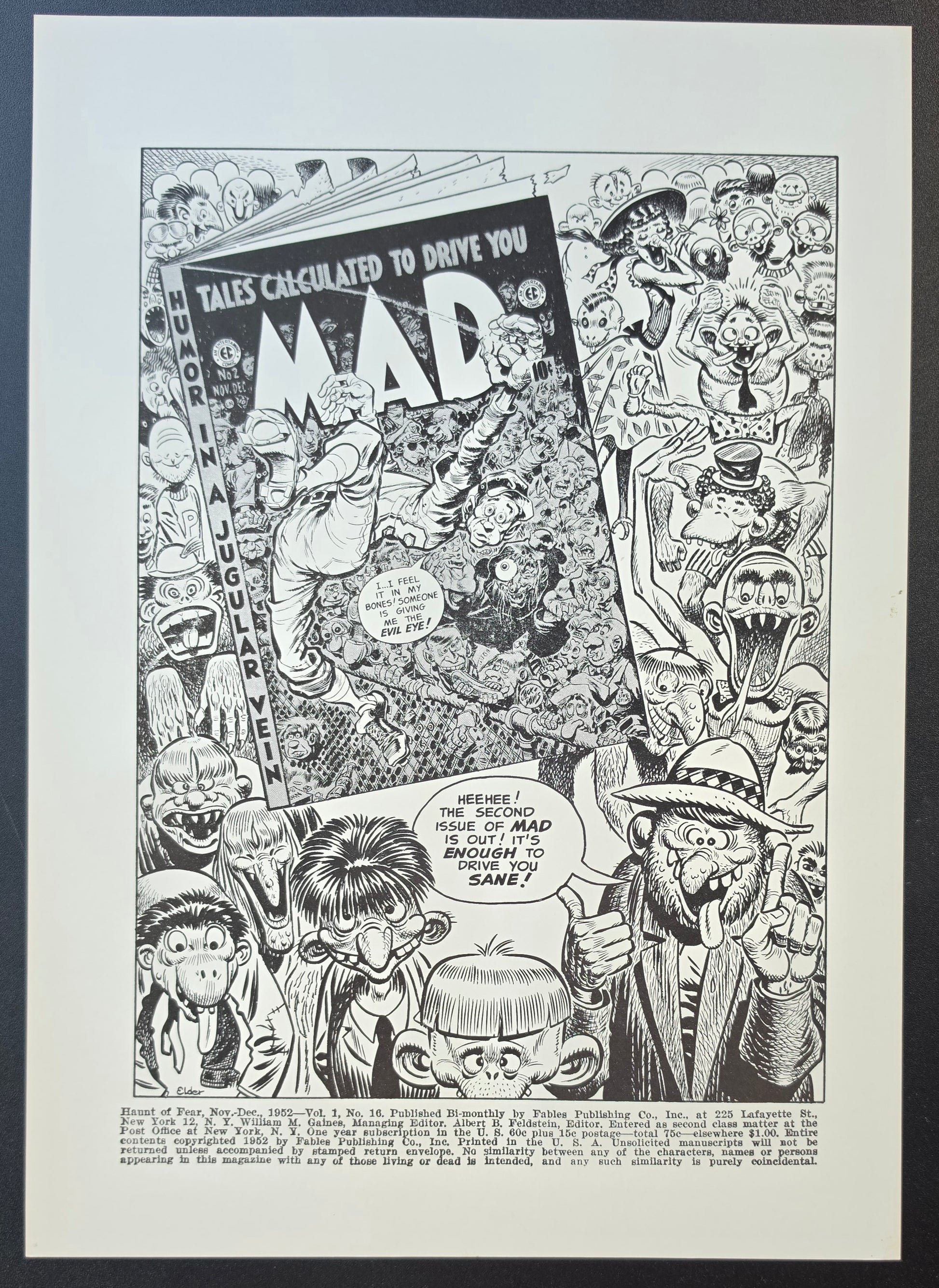 HAUNT OF FEAR #16 PRINT EC Comics EC Comics