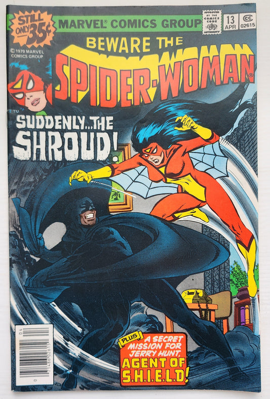 SPIDER-WOMAN #13 NEWSSTAND 1979 Spider-Woman MARVEL COMICS