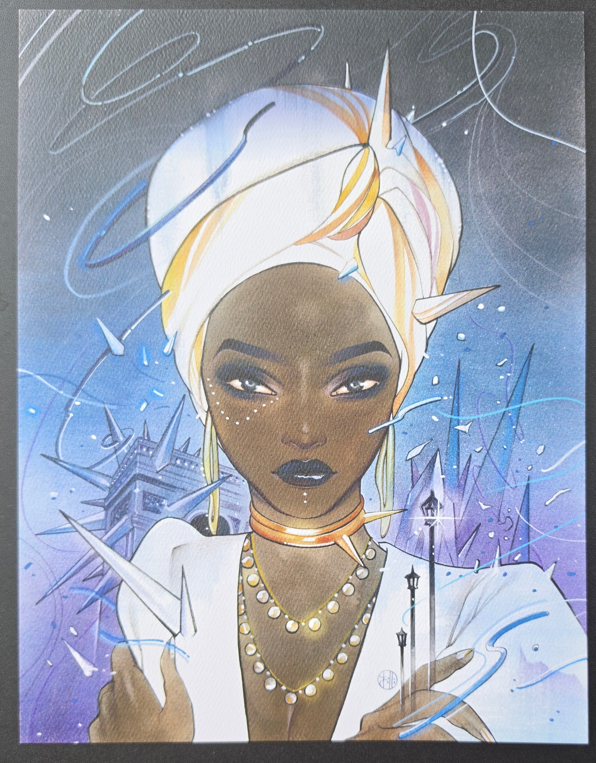 PARIS 2119 CANVAS PRINT BY PEACH MOMOKO Black Panther MARVEL