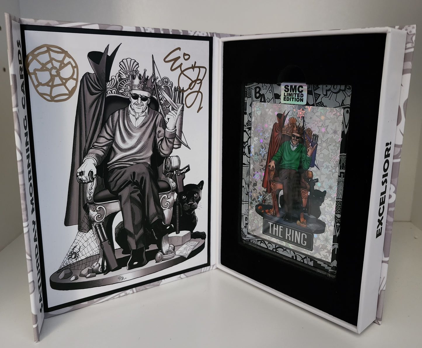 STAN LEE EXCELSIOR! STARS CHASE SATURDAY MORNING CARDS BOX SIGNED & REMARK BY EJ SU 2025 CARDS SATURDAY MORNING CARDS