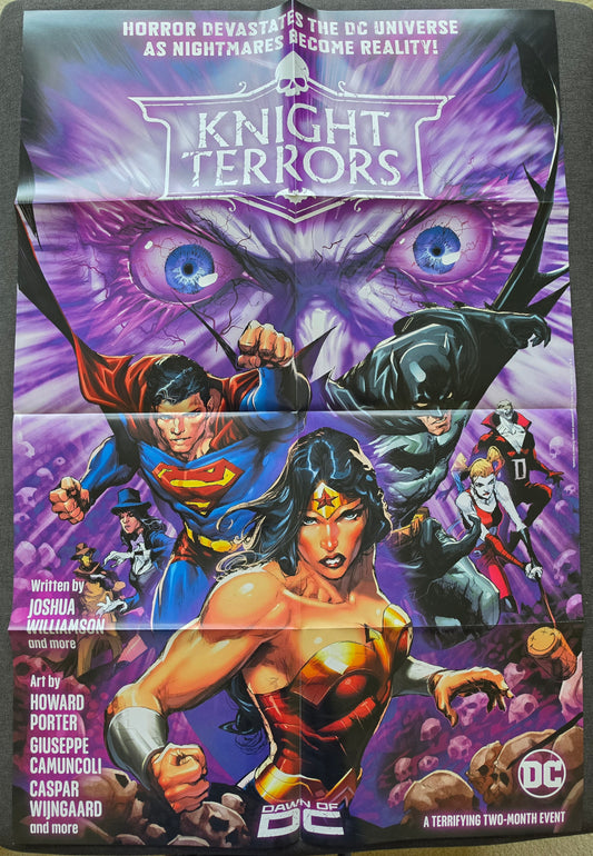 KNIGHT TERRORS FOLDED PROMOTIONAL POSTER