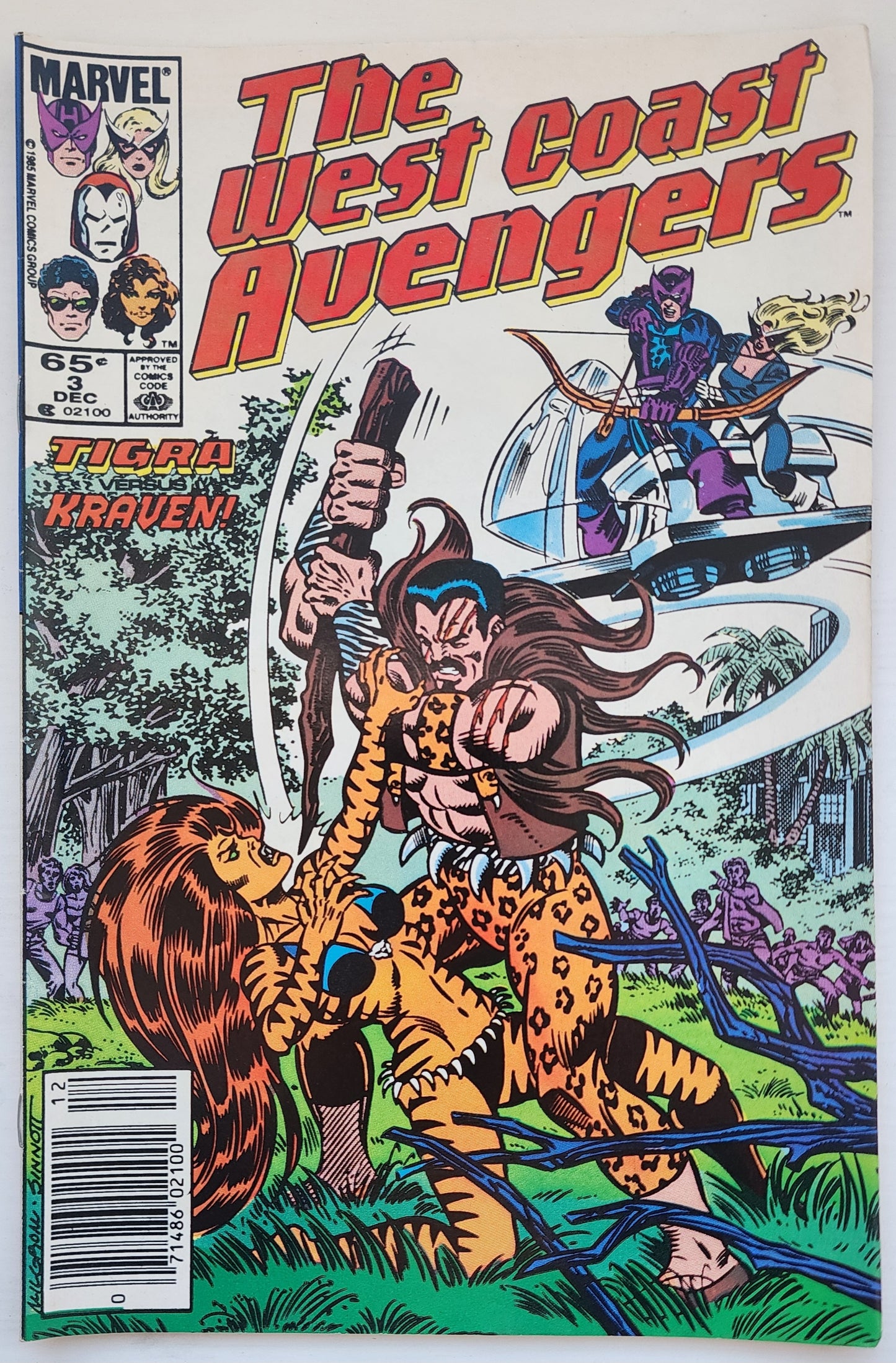 WEST COAST AVENGERS #3 NEWSSTAND 1985 West Coast Avengers MARVEL COMICS