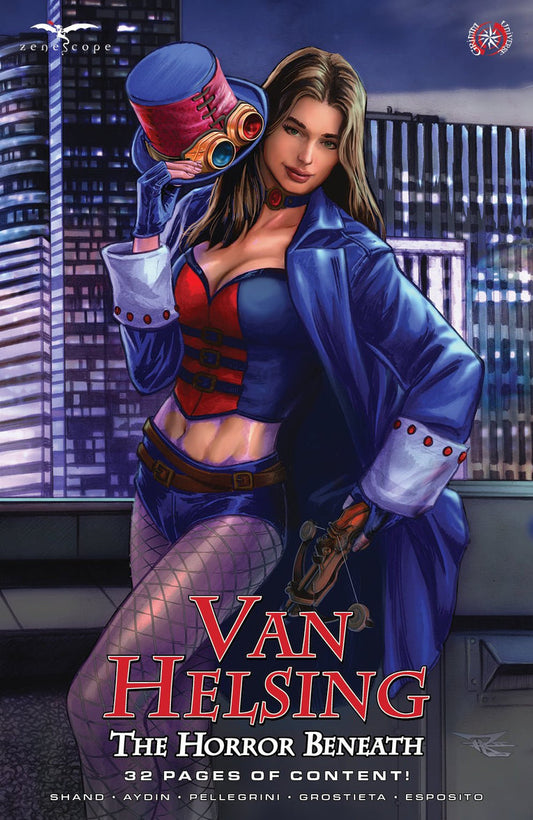 VAN HELSING HORROR BENEATH CVR C RON LEARY JR 2023 ZENESCOPE ENTERTAINMENT INC
